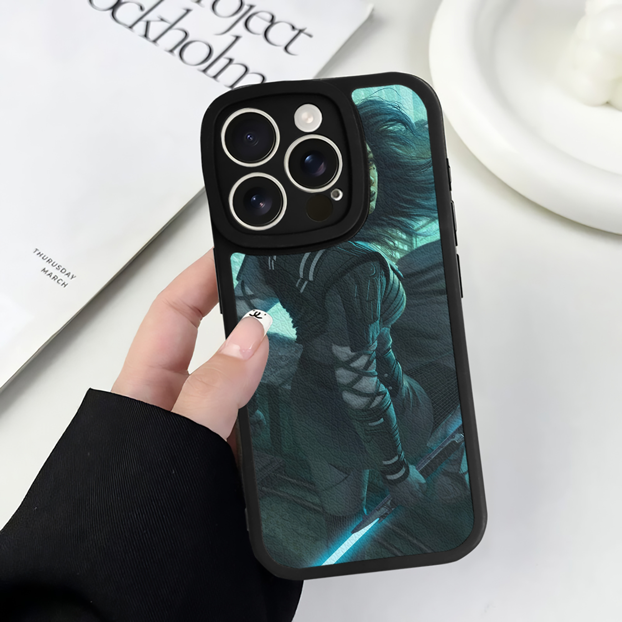 （画像用） スター・ウォーズ Star Wars 【iPhone 16シリーズ対応】シリコンスマホケース（レザー調） 材質：シリコン